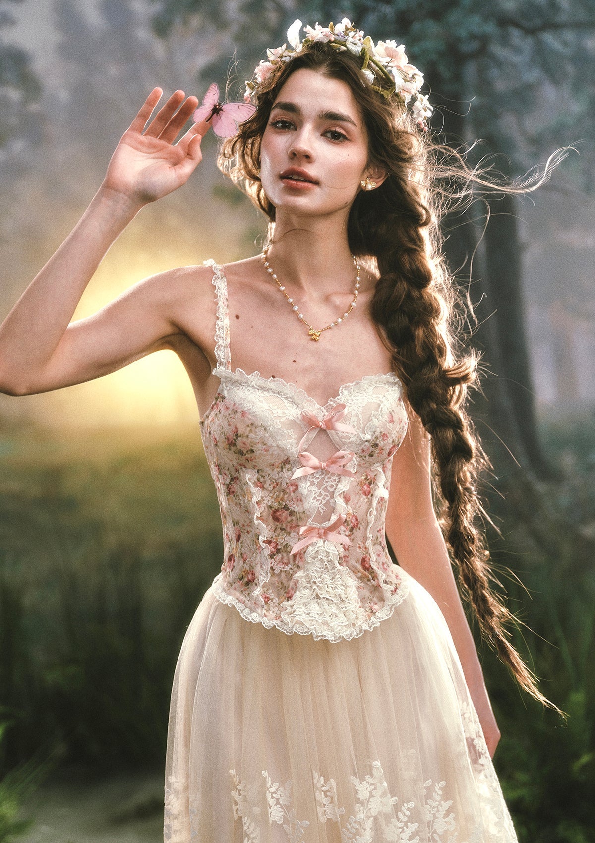 大作 ハラシホルバート作 ドレスデン 12号 Wildwood Rose Corset