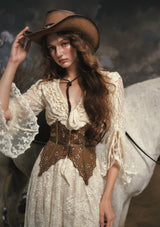 白馬のプリンセスドレス