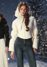 リトルホワイトウォリアー ダウンジャケット