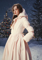 リトルピンクライディングフード ダウンコート