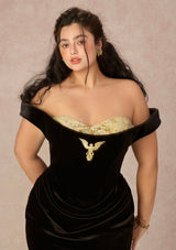 「ゴールデンイーグルの女神」ドレス 大きいサイズ