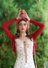 「小さな赤いバラ」ドレス