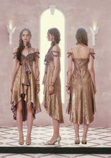 「紫金のアリア」ドレス