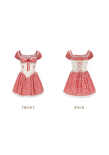 "Summer Ketchup" Corset Dress