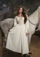 ホワイトチョコレートウォリアーコルセットドレス