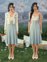 「薔薇の潮汐」ニットカーディガン