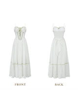 「ミントカラーのシーズン限定コルセット」ドレス