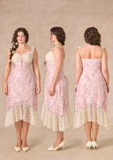 「花蔓の妖精の靴」ドレス 大きいサイズ