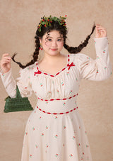 カーブ&プラス チェリーバイト ドレス