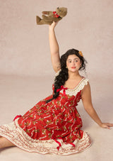 「くまのトマトソース」ドレス 大きいサイズ