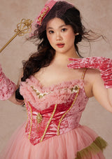 「グレープグリンダ」コルセットドレス 大きいサイズ