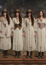 白馬のプリンセスドレス