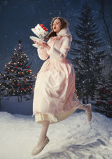 リトルピンクライディングフード ダウンコート