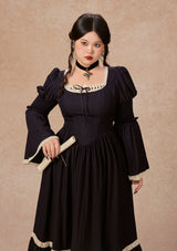 カーブ&プラス サファイアブルーワルツコルセットドレス