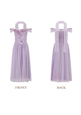 「紫アイリスの詩」ワンピース