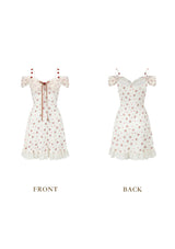 「小さな赤いバラ」ドレス