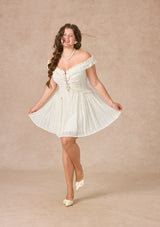 「双生蝶」ショートドレス 大きいサイズ