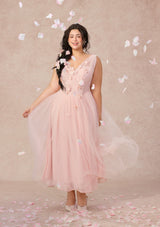 「ルイ14世のローズ」ドレス 大きいサイズ