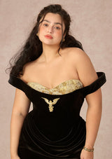 「ゴールデンイーグルの女神」ドレス 大きいサイズ