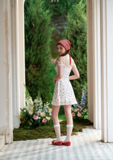 「小さな赤いバラ」ドレス