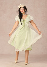 「春のお出かけ」ドレス 大きいサイズ