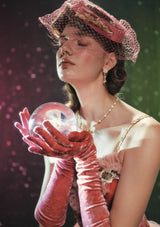 グレープグリンダコルセットドレス(ロング)