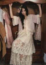 「薄桃色の霞凧」カーディガン