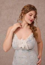 「晩夏の白鳥」ドレス 大きいサイズ
