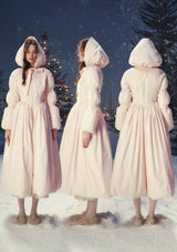 リトルピンクライディングフード ダウンコート