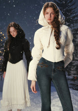 リトルホワイトウォリアー ダウンジャケット