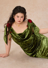 カーブ&プラス グリーンウッドローズ メタモルフォシス ドレス