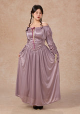 カーブ&プラス ラベンダーヒューパルテノンドレス