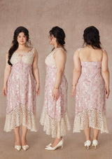 「花蔓の妖精の靴」ドレス 大きいサイズ