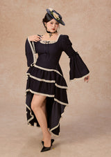 カーブ&プラス サファイアブルーワルツコルセットドレス