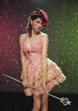 グレープグリンダコルセットドレス(ショート)