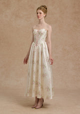 ラブフラワーノーツコルセットドレス