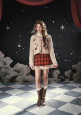 ストロベリーモンブラン ニットカーディガン