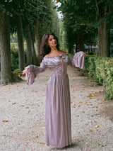 ラベンダーヒューパルテノンドレス