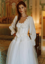 「若草物語」レースブラウス