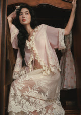 「薄桃色の霞凧」カーディガン