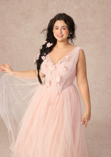 「ルイ14世のローズ」ドレス 大きいサイズ