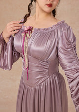 カーブ&プラス ラベンダーヒューパルテノンドレス