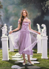 「紫アイリスの詩」ワンピース