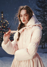 リトルピンクライディングフード ダウンコート