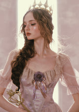 「紫の鴛鴦姫」ドレス