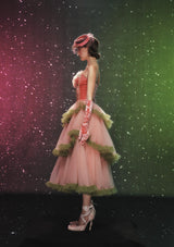 グレープグリンダコルセットドレス(ロング)