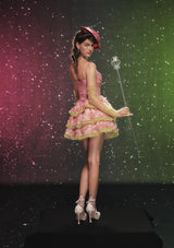 グレープグリンダコルセットドレス(ショート)