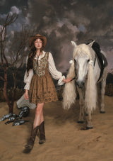 クラシカルジャリルブスエードドレス