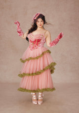 「グレープグリンダ」コルセットドレス 大きいサイズ