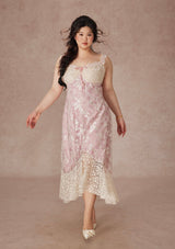 「花蔓の妖精の靴」ドレス 大きいサイズ